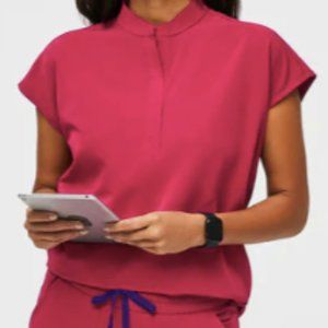 Figs Women's Pink Top and Pants Set